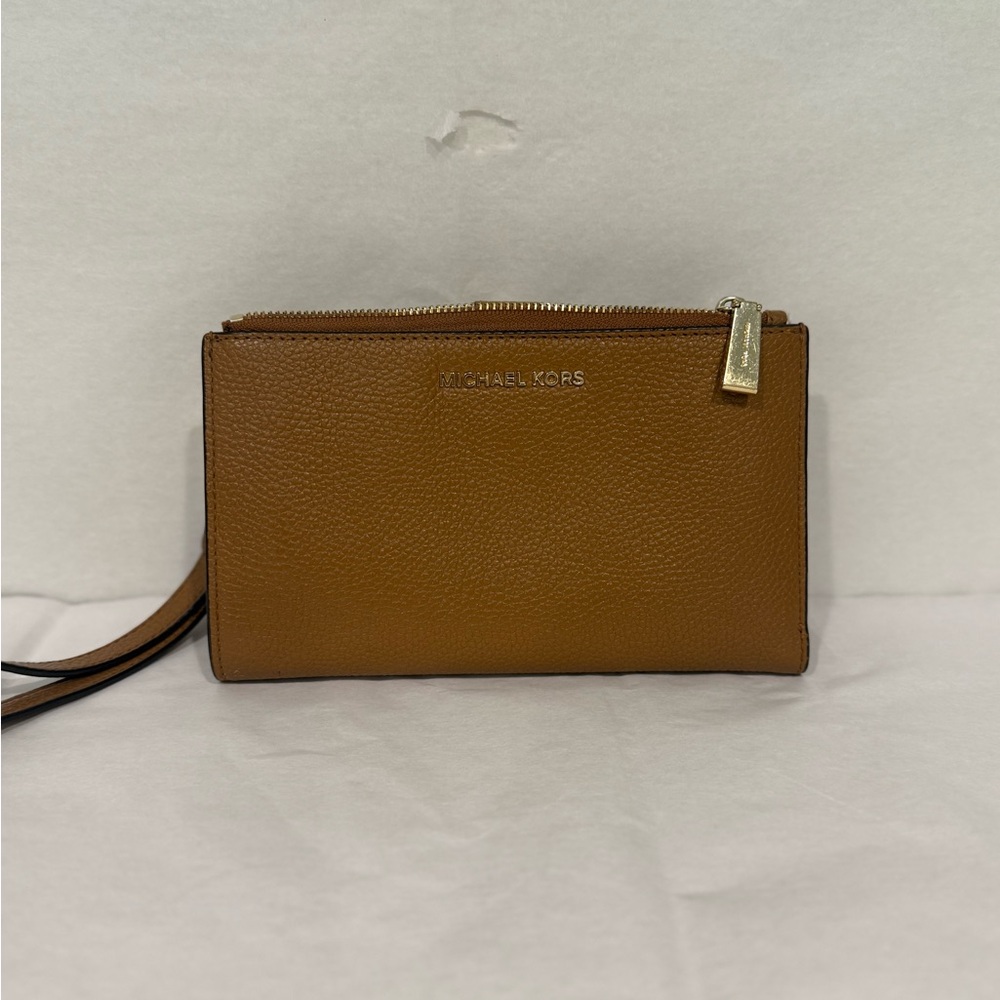 Michael Kors Tan Leather wristlet